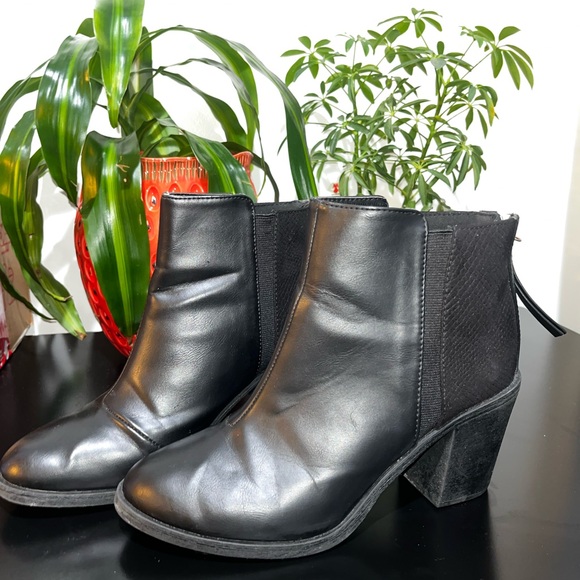 DIVIDED Ankle Boots , faux leather black - Picture 2 of 4